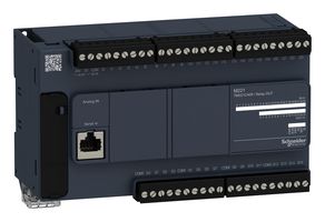 SCHNEIDER ELECTRIC TM221C40R PLC, Modicon™ M221 Series, 24 Sink / Source Inputs, 16 Relay Outputs, 100 to 240 Vac