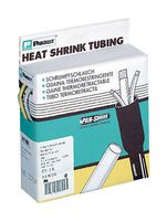 PANDUIT BGHSTT25 Heat Shrink Tubing, 2:1, 0.252 ", 6.4 mm, Black, 27.9 ft, 8.5 m