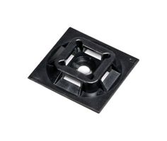PANDUIT ABM100-AT-C0 Cable Tie Mount, Adhesive, Black, Nylon 6.6 (Polyamide 6.6), 25.4 mm, 28.7 mm