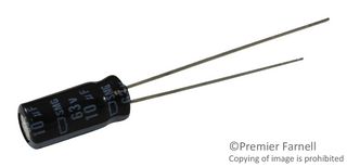 CHEMI-CON ESMG630ELL100ME11D Electrolytic Capacitor, 10 µF, 63 V, ± 20%, Radial Leaded, 2000 hours @ 85°C, Polar