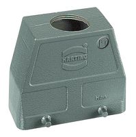 HARTING 19300100428 Heavy Duty Connector, M40, Hood, Top Entry, Aluminium Body, 2 Lever, 10B