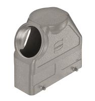 HARTING 19300240529 Heavy Duty Connector, M50, Hood, Side Entry, Aluminium Body, 2 Lever, 24B