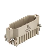 HARTING 09210253011 Heavy Duty Connector, Han D, Insert, 50+PE Contacts, 32A, Plug, Crimp Pin - Contacts Not Supplied
