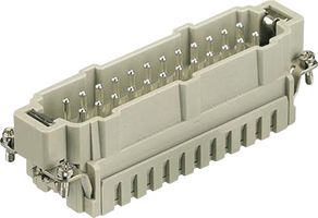 HARTING 09330242626 Heavy Duty Connector, Han ES, Insert, 48 Contacts, 48B, Plug, Cage Clamp Pin