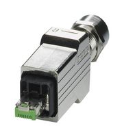 PHOENIX CONTACT 1422664 Modular Connector, Push-pull, Angled, RJ45 Plug, 1 x 1 (Port), 8P8C, Cat5, IP65, IP67, Cable Mount