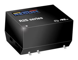 RECOM POWER R2S-1212 Isolated Surface Mount DC/DC Converter, Medical, DIP, 1:1, 2 W, 1 Output, 12 V