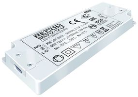 RECOM POWER RACV12-24-LP LED Driver, 12 W, 24 VDC, 500 mA, Constant Voltage, 198 V
