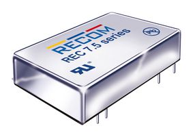 RECOM POWER REC7.5-2412DRW/H2/A/M Isolated Through Hole DC/DC Converter, ITE, DIP, 2:1, 7.5 W, 2 Output, 12 V