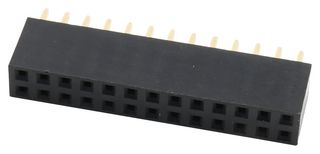 MULTICOMP PRO 2214S-26SG-85 PCB Receptacle, Board-to-Board, 2.54 mm, 2 Rows, 26 Contacts, Through Hole Mount