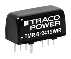 TRACO POWER TMR 6-2411WIR Isolated Through Hole DC/DC Converter, ITE & Railway, SIP, 4:1, 6 W, 1 Output, 5 V