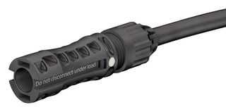 STAUBLI 32.0087P0001-UR Photovoltaic / Solar Connector, Male Cable Coupler, Cable Mount, 10 AWG, 45 A