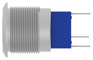 TE CONNECTIVITY - ALCOSWITCH AV1911DG12Q04 Vandal Resistant Switch, AV19 Series, 19 mm, SPST, Off-On, Flush, Natural
