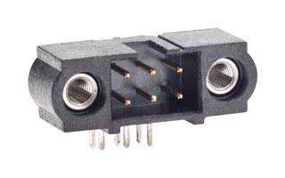 HARWIN M80-5300642 Pin Header, Wire-to-Board, 2 mm, 2 Rows, 6 Contacts, Through Hole, Datamate J-Tek M80