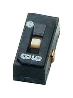 NIDEC COMPONENTS CAS-120TA Slide Switch, SPDT, On-On, Surface Mount, CAS Series, 100 mA