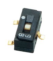 NIDEC COMPONENTS CAS-120TB Slide Switch, SPDT, On-On, Surface Mount, CAS Series, 100 mA