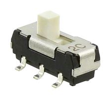 NIDEC COMPONENTS CL-SB-22B-01T Slide Switch, DPDT, Surface Mount, CL-SB Series, 200 mA