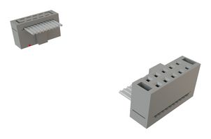SAMTEC HCSD-05-D-11.40-01-N-G-R Ribbon Cable, IDC Receptacle to IDC Receptacle, 10 Ways, 11.4 ", 290 mm, 2.54 mm, HCSD Series