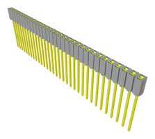 SAMTEC SSA-132-W-T PCB Receptacle, Board-to-Board, 2.54 mm, 1 Rows, 32 Contacts, Through Hole Mount