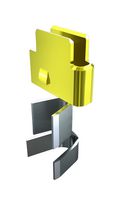 SAMTEC CC46L-1416-01-T Rectangular Power Contact, CC46, Tin Plated Contacts, Copper Alloy, Socket, Crimp, 16 AWG