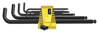 WERA 950/13 HEX-PLUS IMPERIAL 1 Hex Key Set, L Key, Imperial, 5/64 " - 3/8 ", BlackLaser Series, 13 Piece
