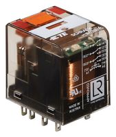 TE CONNECTIVITY - SCHRACK PT370T30 Power Relay, 3PDT, 230 VAC, 10 A, PT Series, Socket, Non Latching