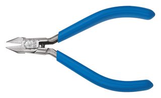KLEIN TOOLS D295-4C Plier, Spring Loaded, Diagonal, Flush, 12.7 mm Jaw Length, 108 mm Overall Length