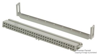 AMPHENOL COMMUNICATIONS SOLUTIONS 71600-064LF IDC Connector, IDC Receptacle, Female, 2.54 mm, 2 Row, 64 Contacts, Cable Mount