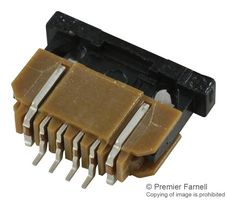 AMPHENOL COMMUNICATIONS SOLUTIONS SFW4R-1STE1LF FFC / FPC Board Connector, 1 mm, 4 Contacts, Receptacle, FCI SFW-R, Surface Mount, Bottom