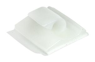 PANDUIT ACC19-A-M Fastener, Adhesive Backed Cable Clamp, 4.8 mm, Nylon 6.6 (Polyamide 6.6), Natural, 19.3 mm, 16 mm