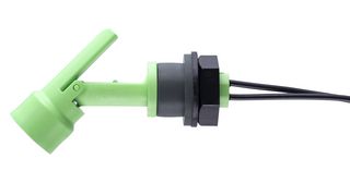 SENSATA / CYNERGY3 LLF77H100GV Float Switch, LLF70 Series, Horizontal, External Fitting, PVDF, 25 VA, 1 m PTFE Leads
