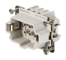 WEIDMULLER HDC HE 6 MC Heavy Duty Connector, RockStar HE, Insert, 6+PE Contacts, 3, Plug