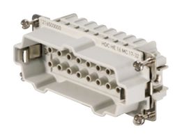 WEIDMULLER HDC HE 16 MC 17-32 Heavy Duty Connector, Stacked, RockStar HE, Insert, 32+PE Contacts, 10, Plug