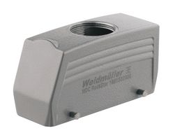 WEIDMULLER HDC 24B TOBU 1M25G Heavy Duty Connector, M25, Hood, Top Entry, Aluminium Body, Side Clamp, 8