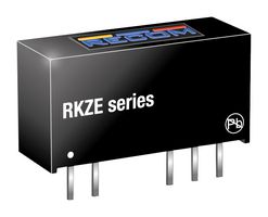 RECOM POWER RKZE-1212D Isolated Through Hole DC/DC Converter, ITE, SIP, 1:1, 2 W, 2 Output, 12 V