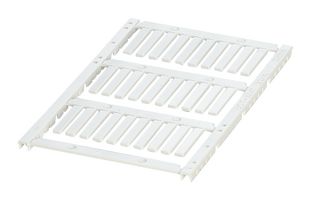 PHOENIX CONTACT 0801453 Wire Marker, Thermal Transfer, Blank (No Legend), White, 4mm x 23mm, 35 mm