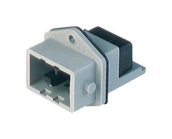 HIRSCHMANN STASEI 5 Rectangular Power Connector, Grey, 5 Contacts, ST, Panel Mount, Screw, Plug