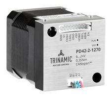 TRINAMIC / ANALOG DEVICES PD42-2-1270-CANOPEN Stepper Motor, Single Shaft, 42 mm, Bipolar, 1.8 °, 0.36 N-m, 1 A