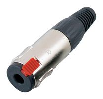 MULTICOMP PRO PS000207 Phone Audio Connector, 1 Contacts, Jack, 6.4 mm, Cable Mount, Tin Plated Contacts
