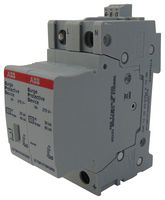 ABB - SOULE 2CTB815704R0200 Surge Protector, 2 Pole, Mains Surge Protector, 2 Pole, Type 2, 40 kA, 275 VAC, DIN Rail