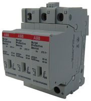 ABB - SOULE 2CTB815704R0600 Surge Protector, 3 Pole, Mains Surge Protector, 3 Pole, Type 2, 40 kA, 275 VAC, DIN Rail