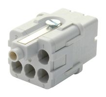 MOLEX 93601-0435 Heavy Duty Connector, 93601 Series, Insert, 5 Contacts, 3A, Receptacle