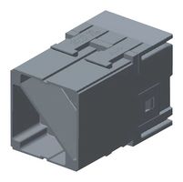 TE CONNECTIVITY T2111028101-007 Heavy Duty Connector, HMN, Insert, 2 Contacts, Plug, Crimp Pin - Contacts Not Supplied