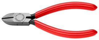 KNIPEX 76 01 125 Cutter, Diagonal, 125 mm, Edge, 3 mm, 63 °