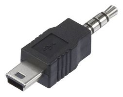 CLEVER LITTLE BOX CLB-JL-8148 Connector Adapter, Mini USB B, 4 Ways, Plug, Stereo - 3.5mm, 4 Ways, Plug