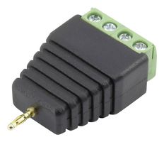 CLEVER LITTLE BOX CLB-JL-8150 Banana Test Connector, Plug, Cable Mount, 5 A, 30 VDC, Gold Plated Contacts