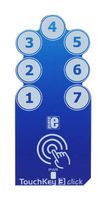 MIKROELEKTRONIKA MIKROE-2891 Add-On Board, TouchKey 3 Click Board, Capacitive Touch Sensing, 7-Channel, MikroBUS