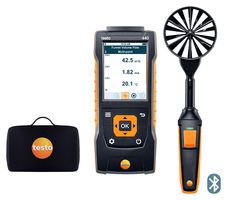 TESTO TESTO 440 100MM VANE KIT Anemometer, 0.3m/s to 35m/s, -20 °C, 50 °C, 154 mm