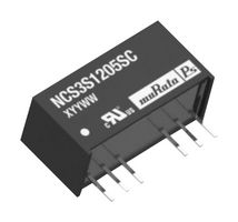 MURATA POWER SOLUTIONS NCS3S4815SC Isolated Through Hole DC/DC Converter, ITE, SIP, 4:1, 3 W, 1 Output, 15 V