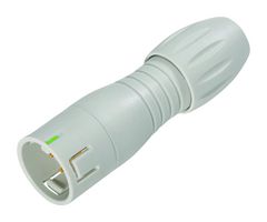 BINDER 99-9125-400-08 Circular Connector, Miniature Circular Connector, 720 Series, Cable Mount Plug, 8 Contacts