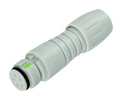 BINDER 99-9210-400-04 Circular Connector, Miniature Circular Connector, 620 Series, Cable Mount Receptacle, 4 Contacts